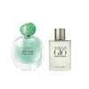 ARMANI 2 PCS SET: ACQUA DI GIO MEN 5 ML EAU DE TOILETTE MINI + ACQUA DI GIOIA 5 ML EAU DE PARFUM MINI
