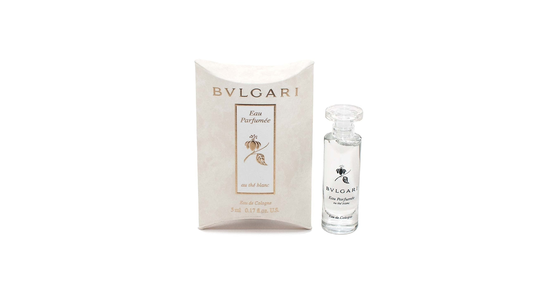 Bvlgari Au The Blanc Eau De Cologne Mini Splash (Damaged Box) - 0.17 F ...